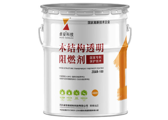 চীন আঠা পরিষ্কার কাঠের জন্য Fireproof লেপ, Intumescent ফায়ার Retardant কাঠ দাগ সরবরাহকারী